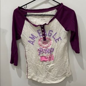 3/4 sleeve baseball tee - AE